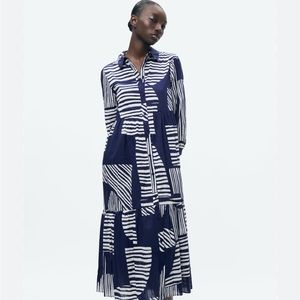 Zara Printed Shirtdress